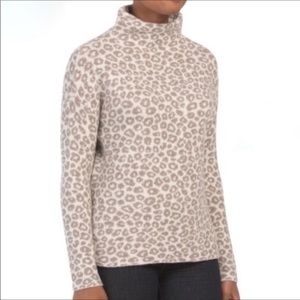 Christian Siriano Leopard Print Sweater